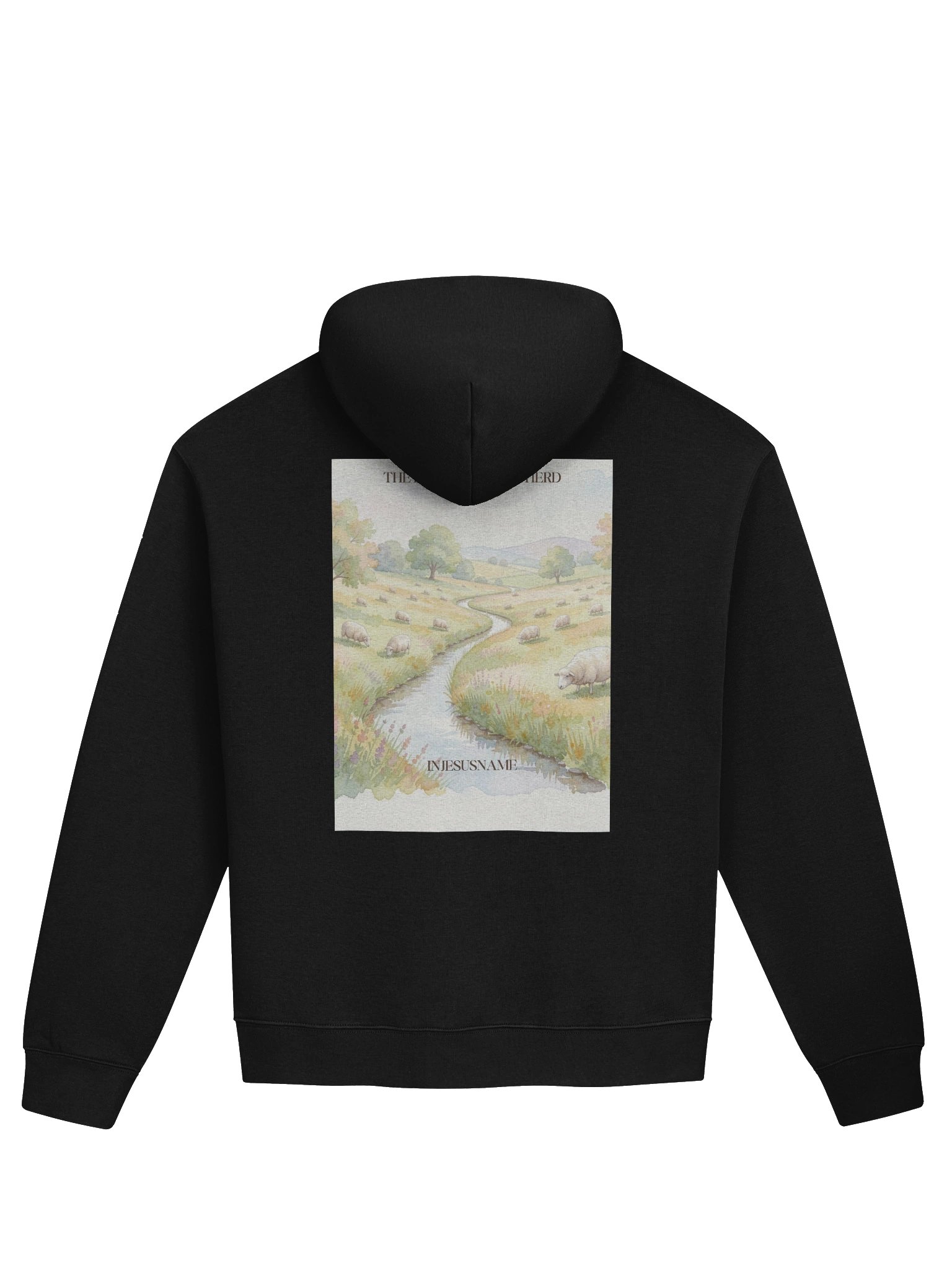The Lord Is My Shepherd INJESUSNAME Edition Oversized Hoodie product image (2)