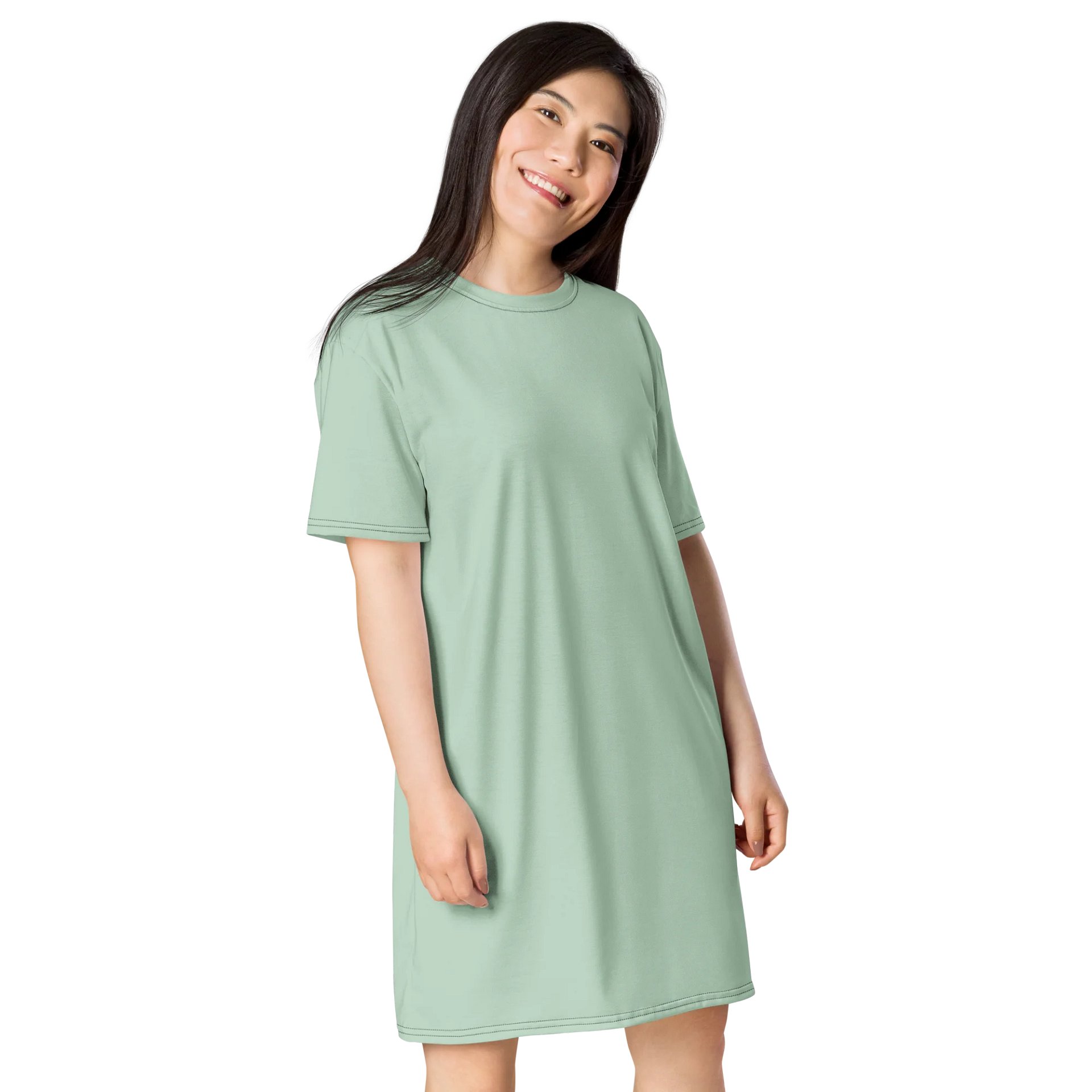 Oversized T-Shirt Dress - Serene Edgewater, Sizes 2XS-6XL product image (4)