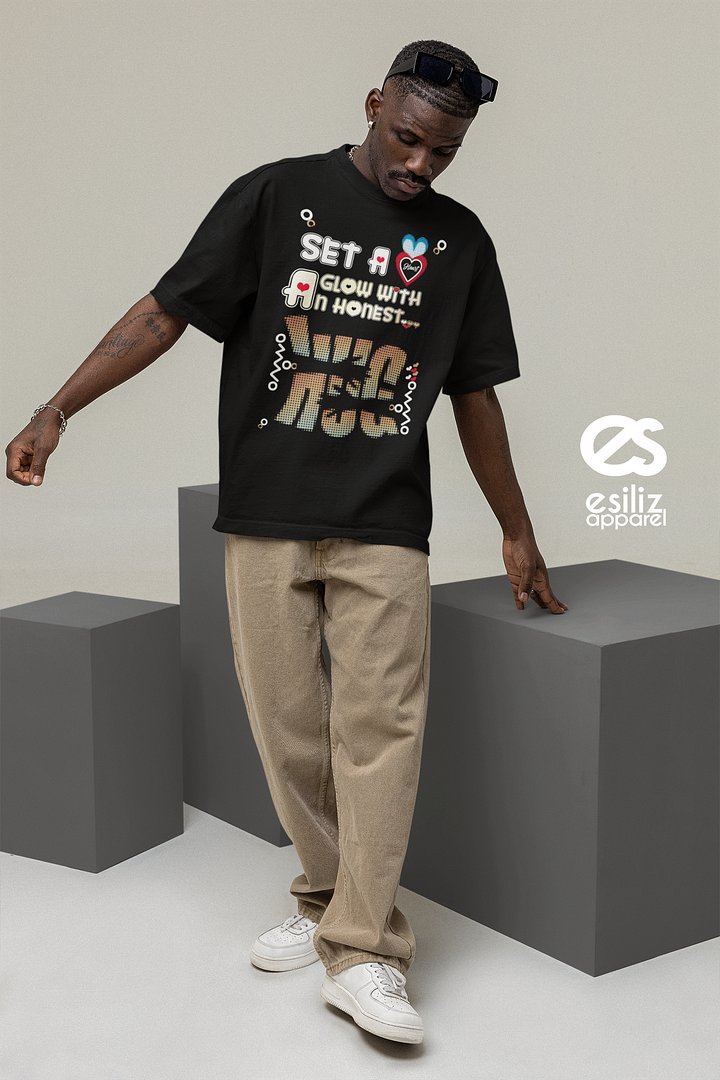 esiliz Set AGLOW ! Retro T-Shirt product image (1)
