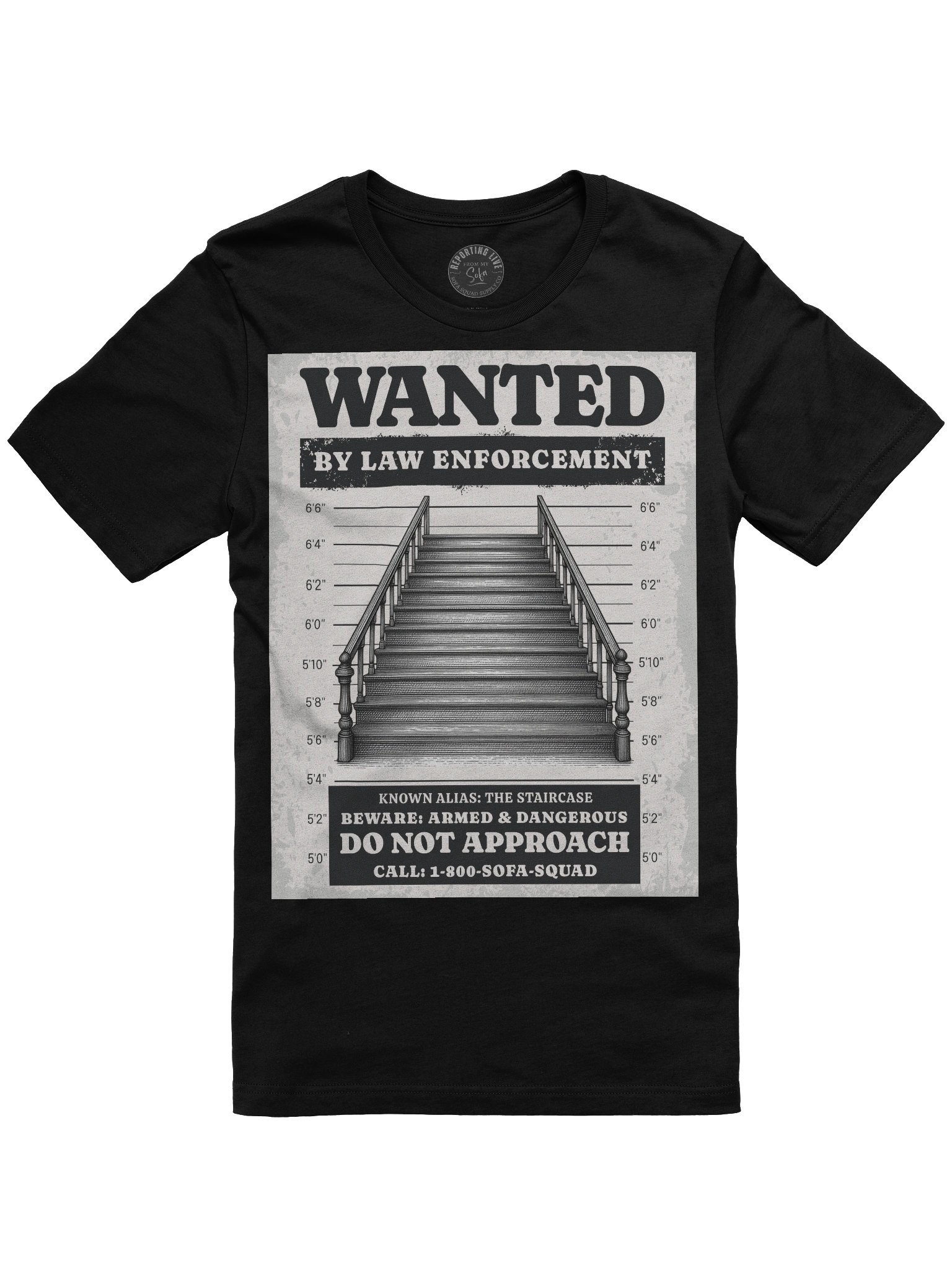 Wanted Staircase Suspect Tee product image (1)
