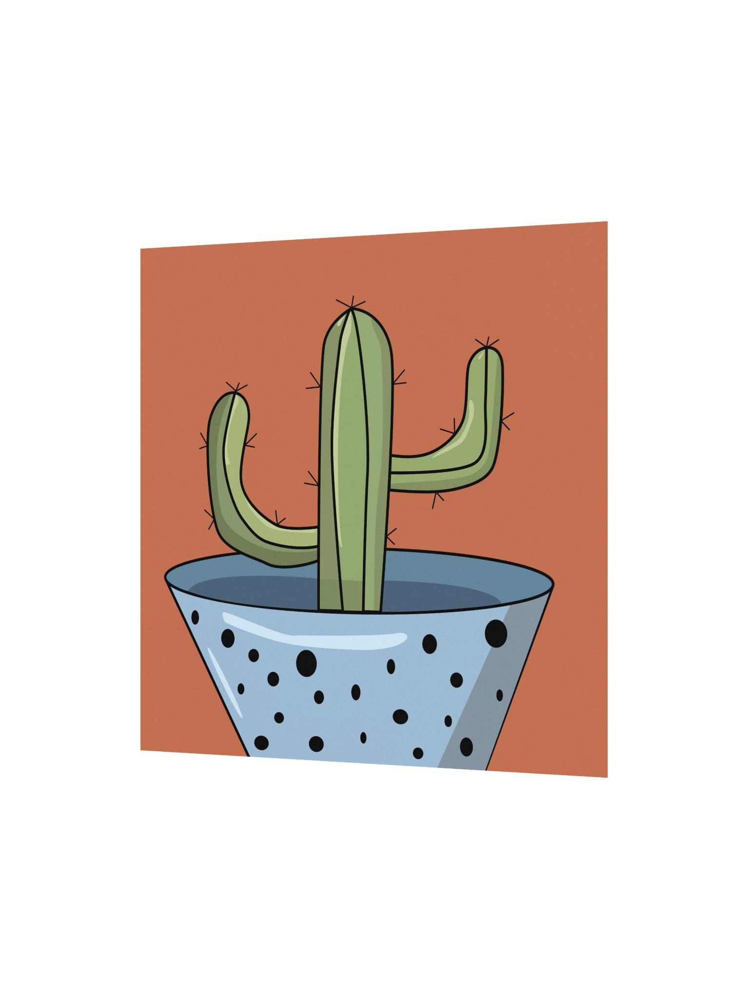 The Saguaro Design - "Free Hugs" Cactus Archival Poster product image (3)
