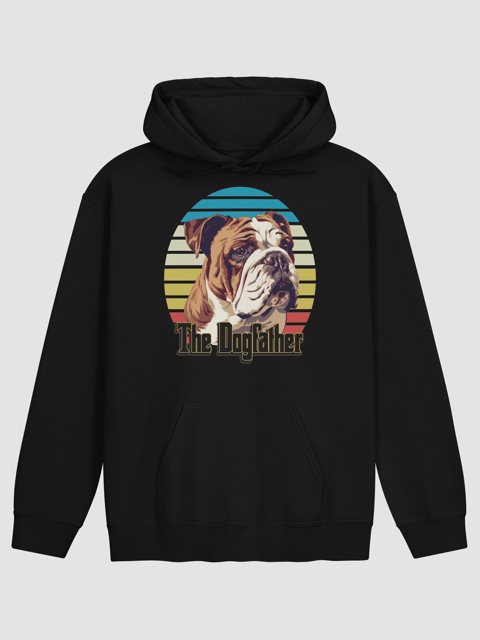 The Dogfather Bulldog Hoodie product image (1)