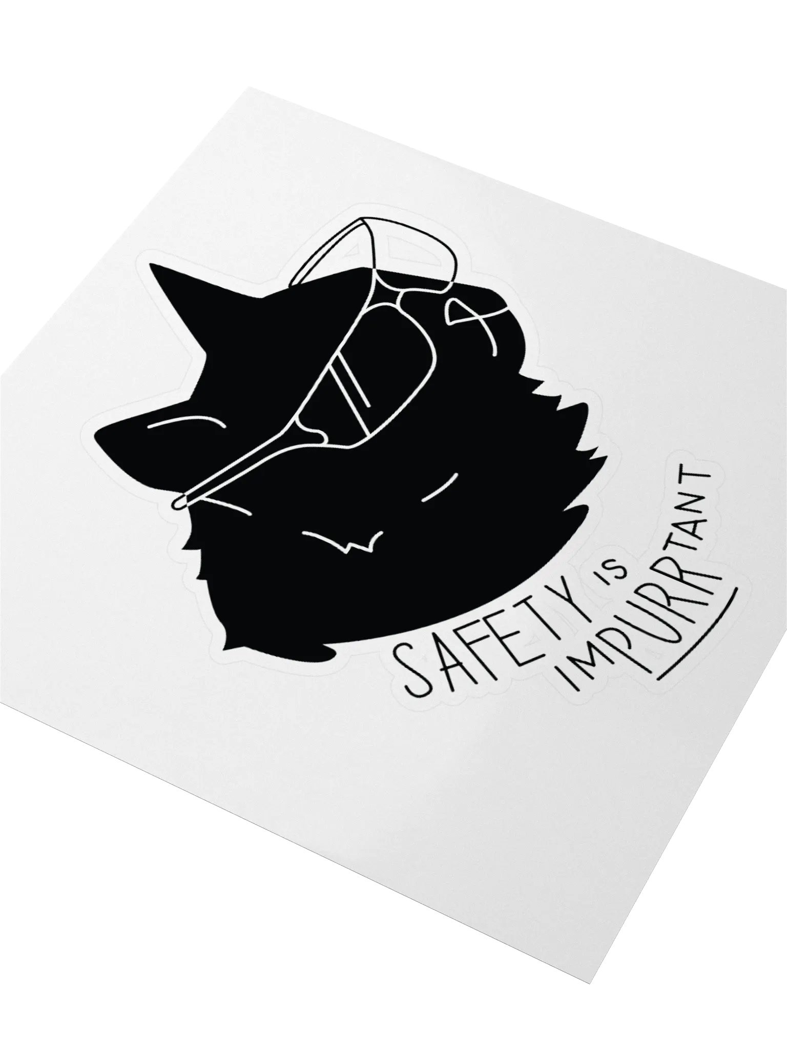 Safety is imPURRtant sticker product image (7)