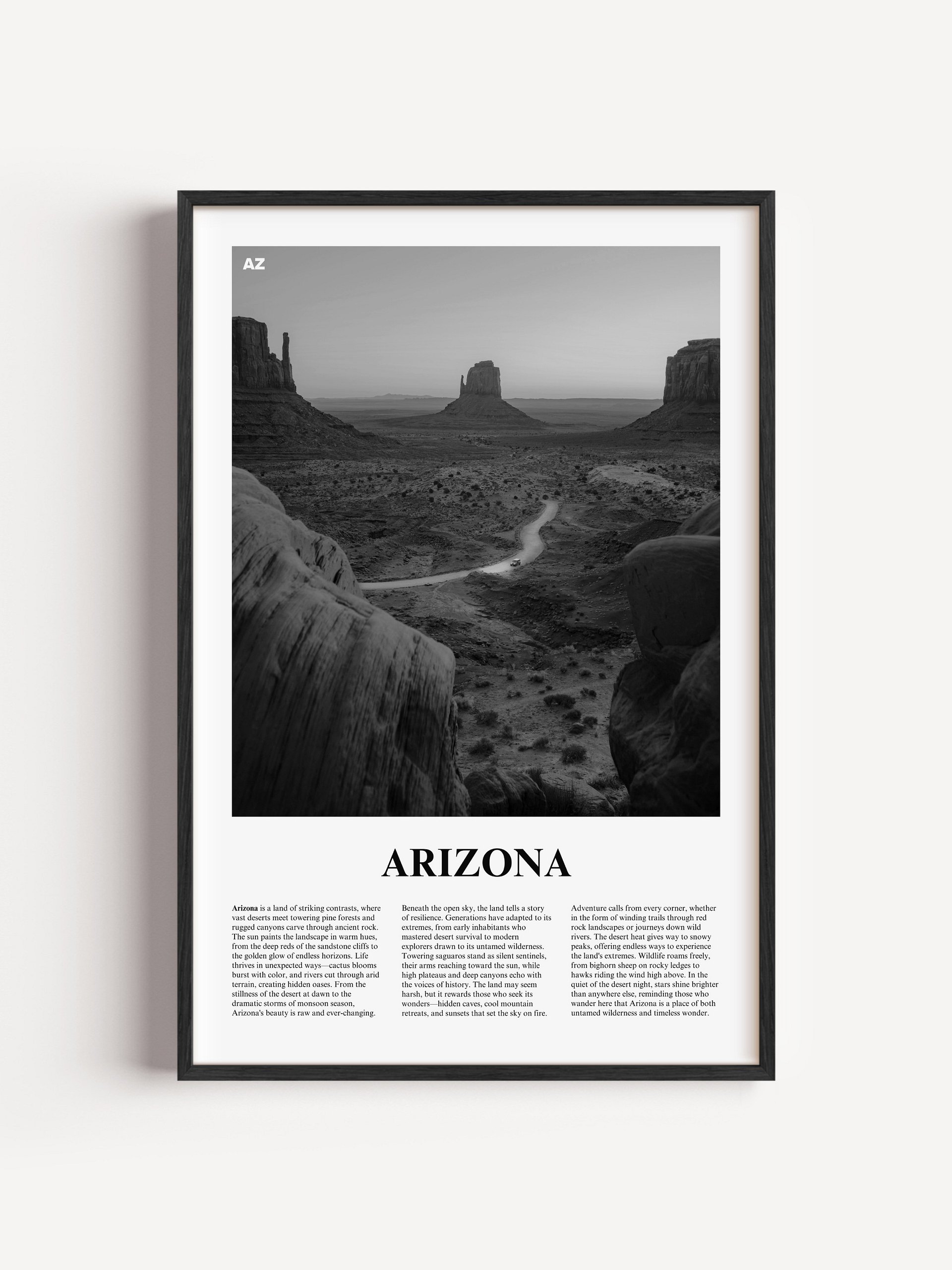 Arizona 02 Newspaper Poster | Framed product image (7)