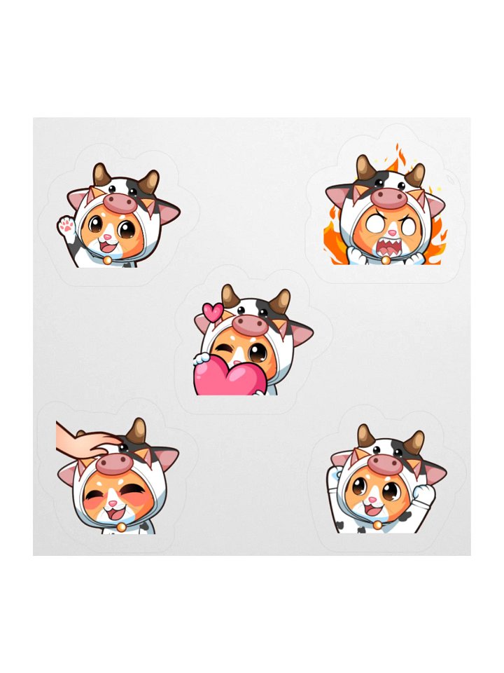 Meow meow meow I'm a Cow - Stickers product image (1)