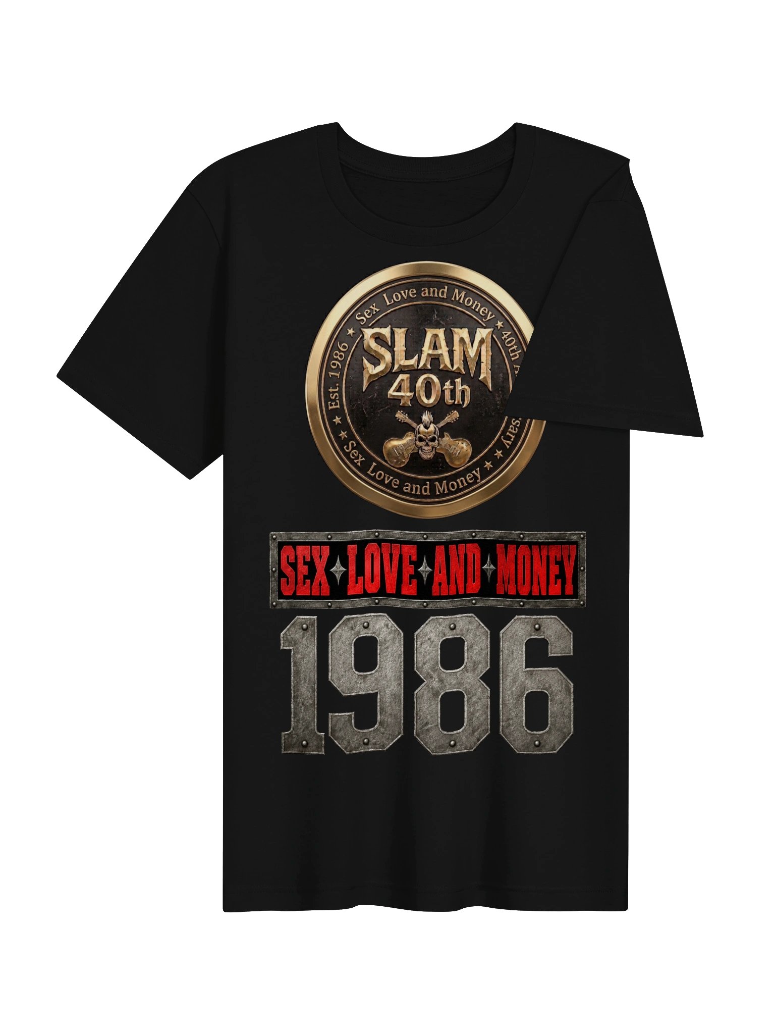SLAM 40th Anniversary Sex Love and Money Tee product image (5)