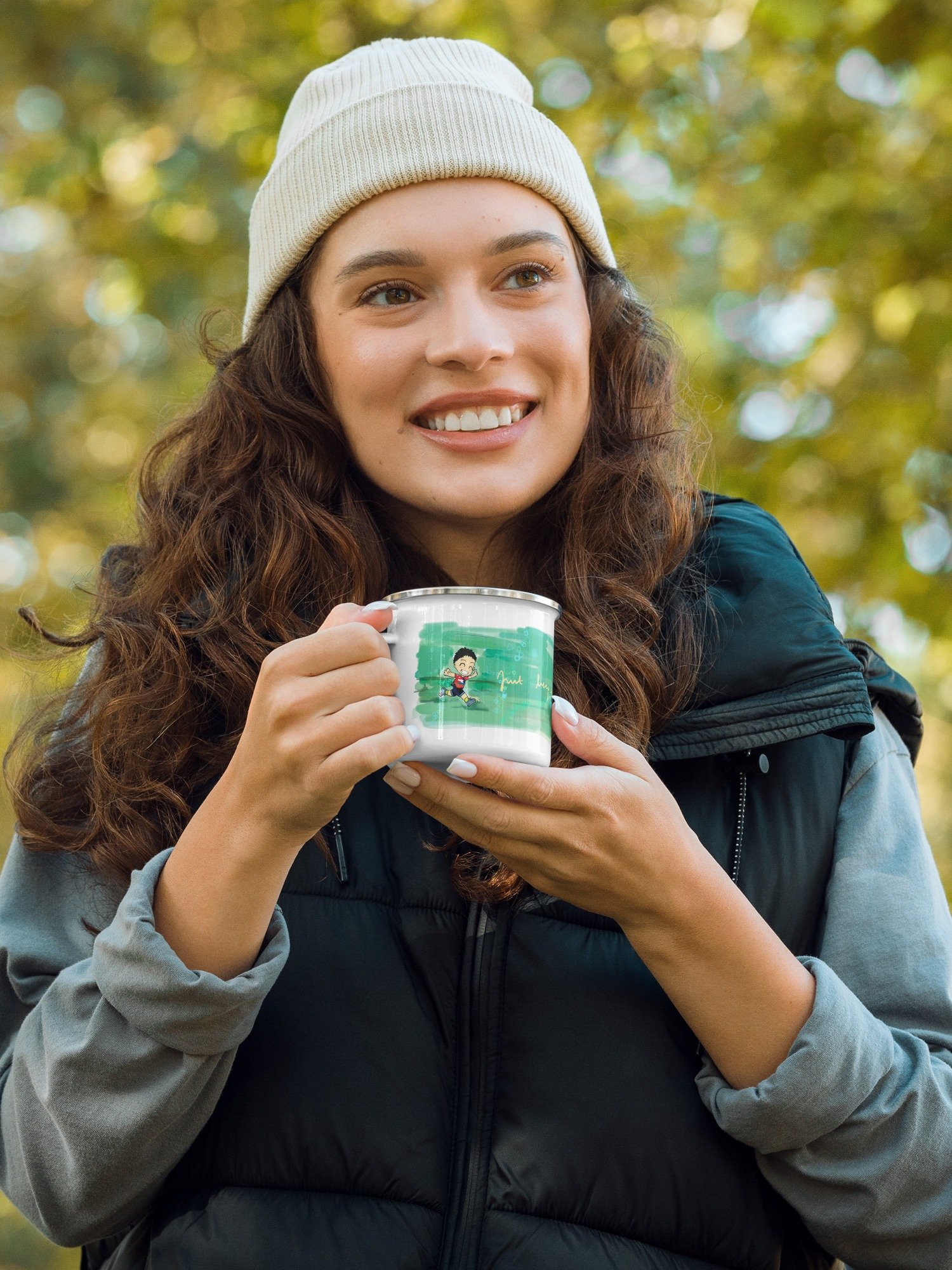 Run Strong Camping Mug product image (4)