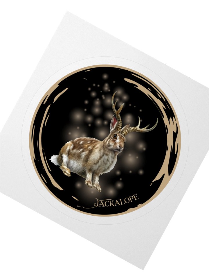 Mystical Jackalope Kiss Cut Stickers product image (2)