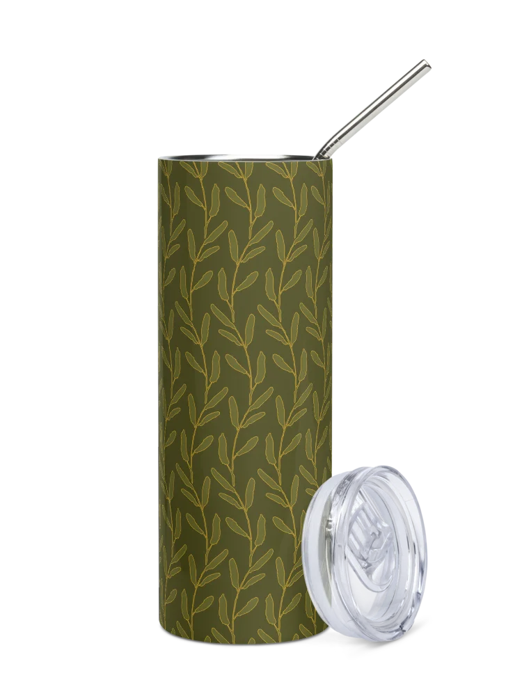 “Good Morning Wave” 20-ounce Stainless Steel Tumbler with Straw product image (6)