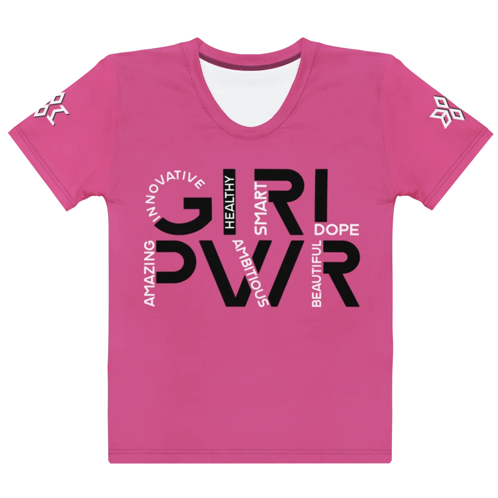 GIRL PWR Word Art Tee Pink product image (5)