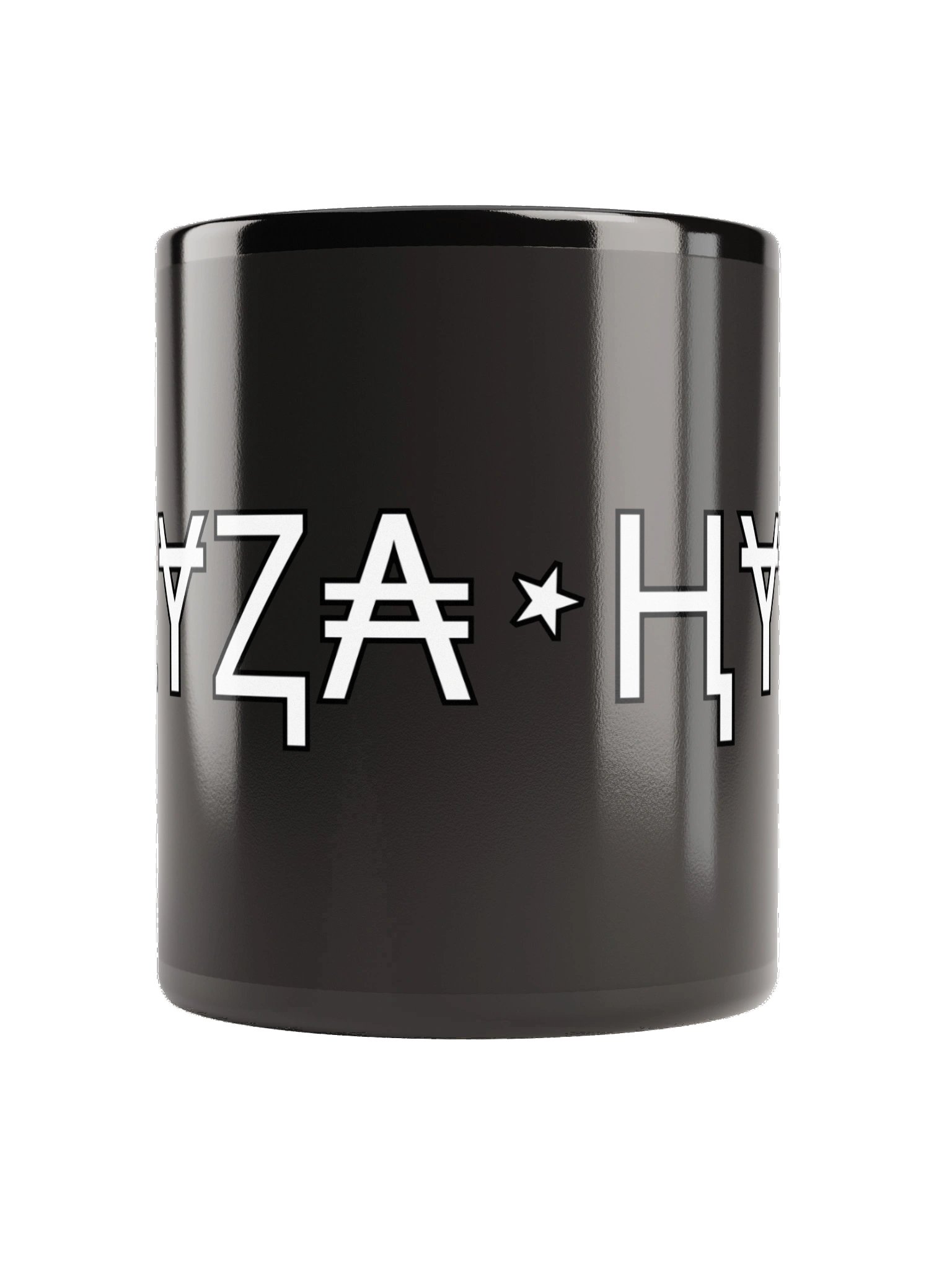 LH Glitch Black Glossy Mug product image (3)