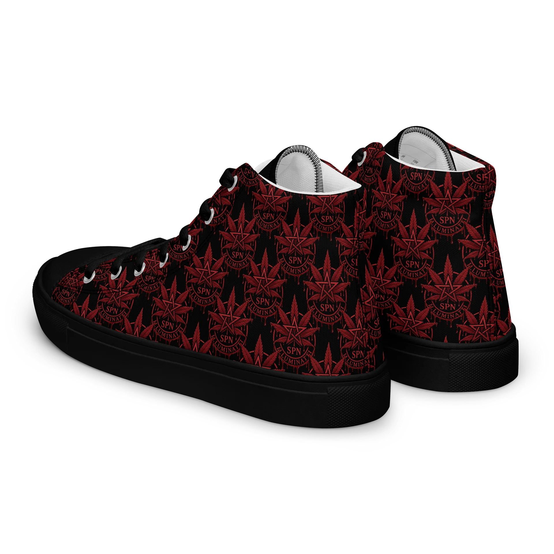 SPN Red & Black High Top Canvas Shoes product image (5)