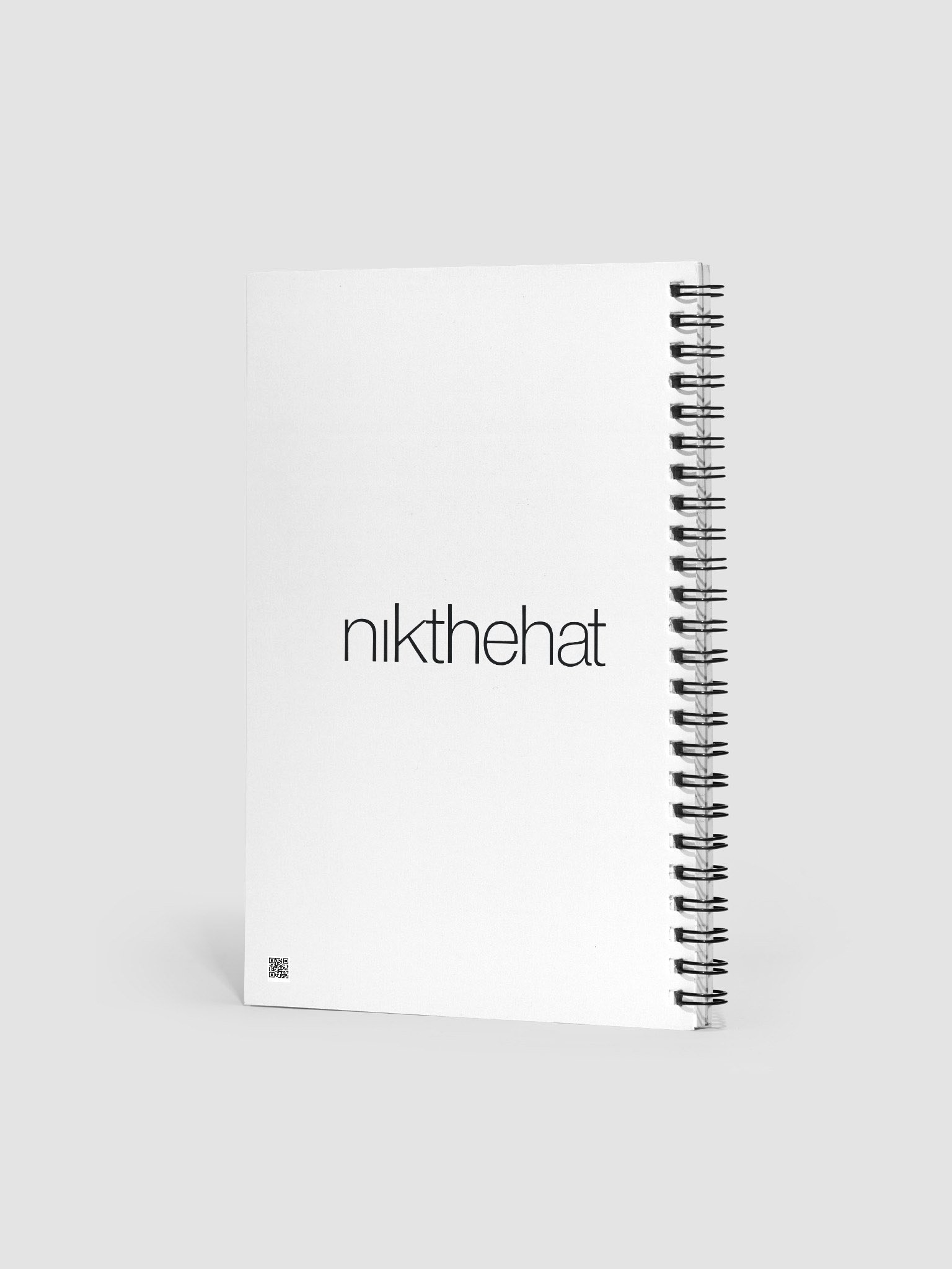 140 Page Spiral Notebook • nik the hat product image (2)