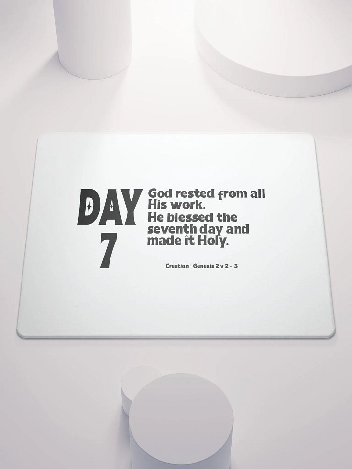 CREATION: DAY 7 Christian, Jesus, faith, God, Bible, Christianity, Jesus Christ, religion, Bible Verse, Love product image (2)