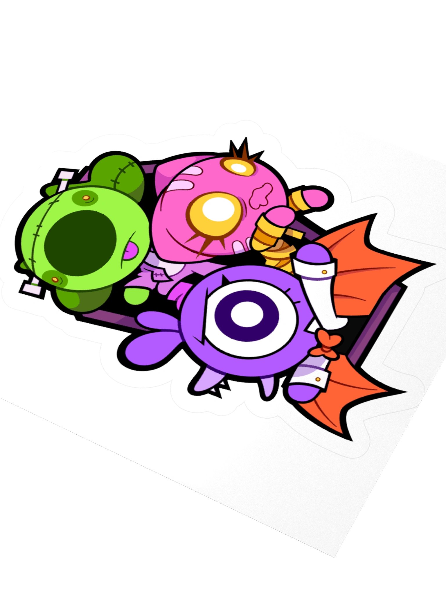 SPOOKY CAT BIRD DOG Sticker product image (9)