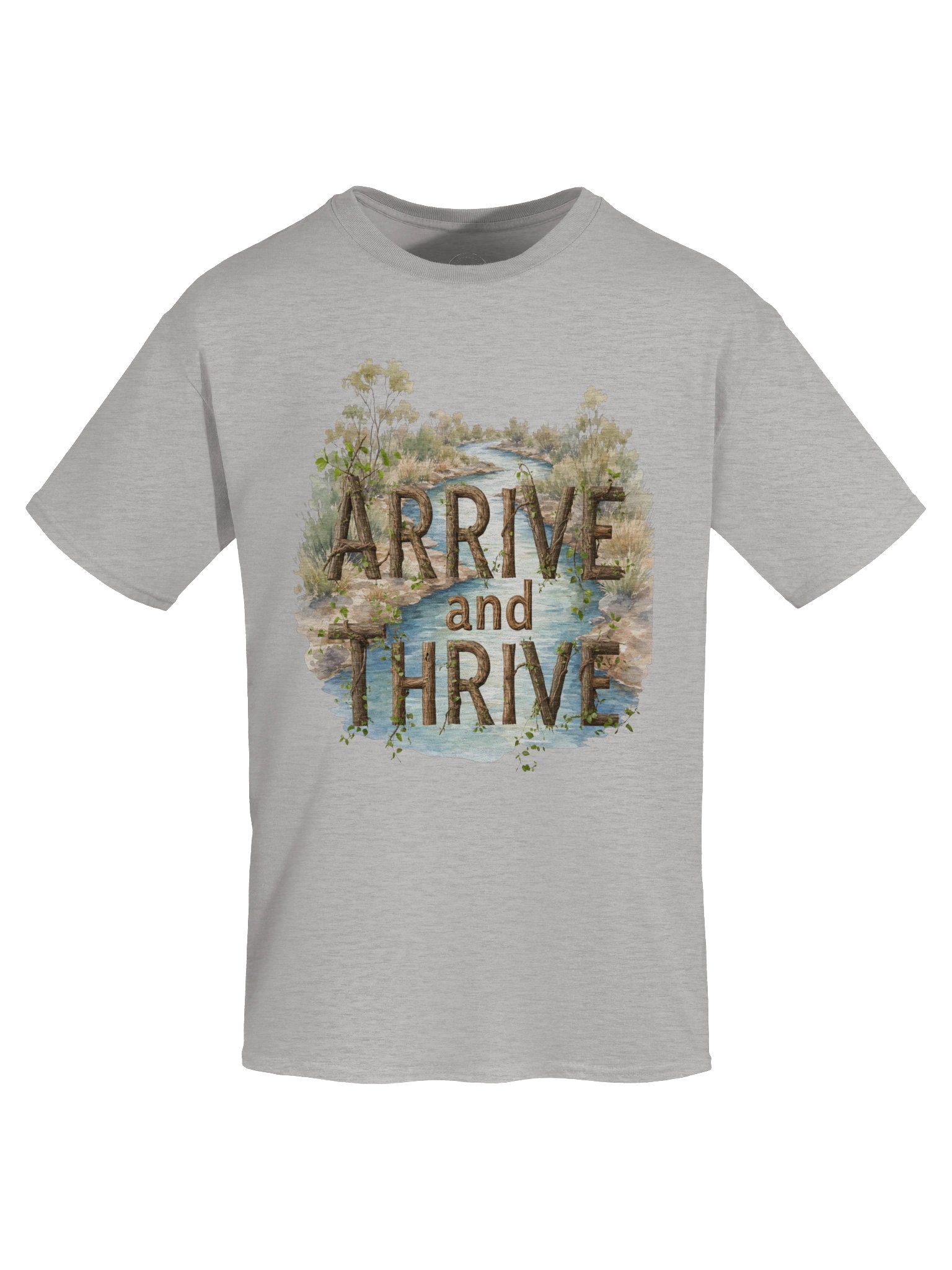 Arrive and Thrive Heavy T-Shirt (White Label) product image (4)