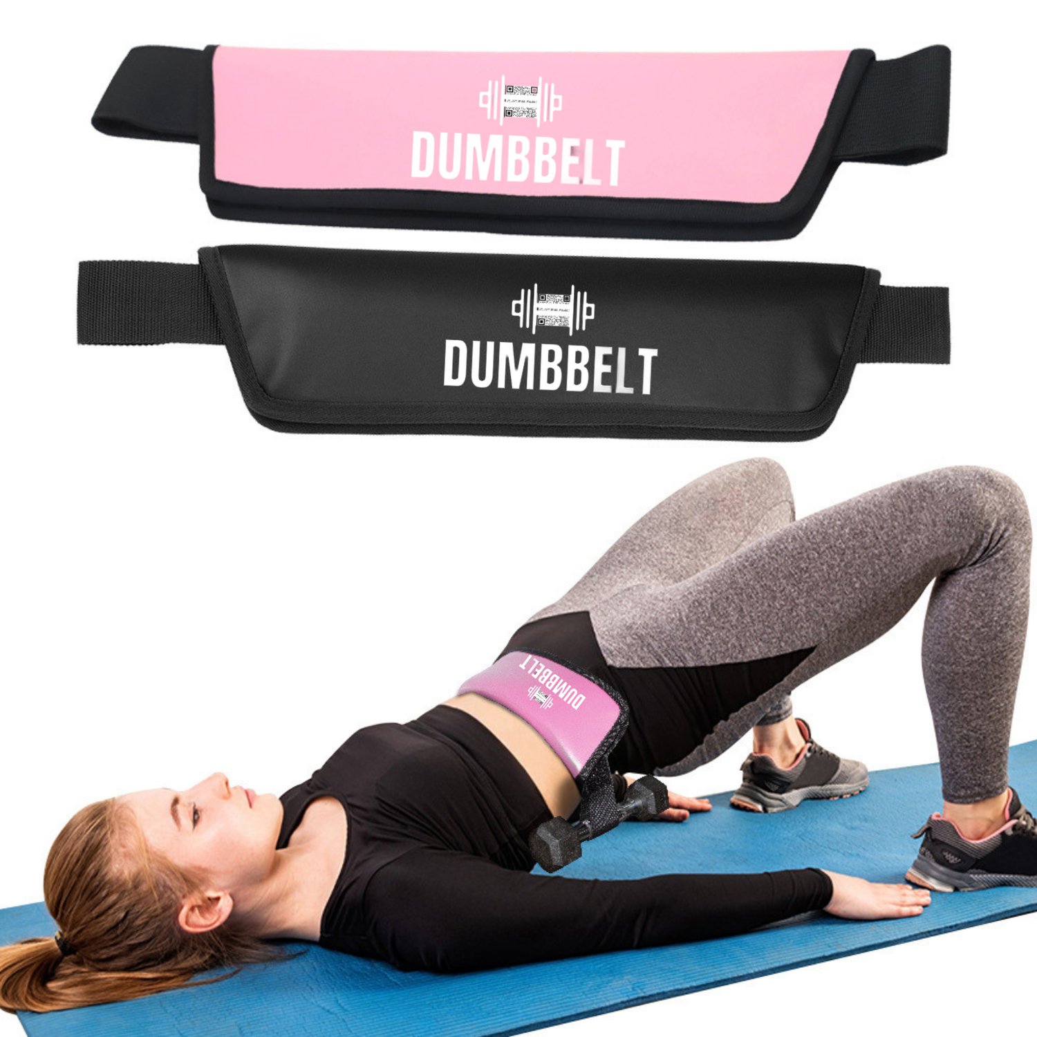 Black DUMBBELT Hip Thrust Exercise Belt product image (3)