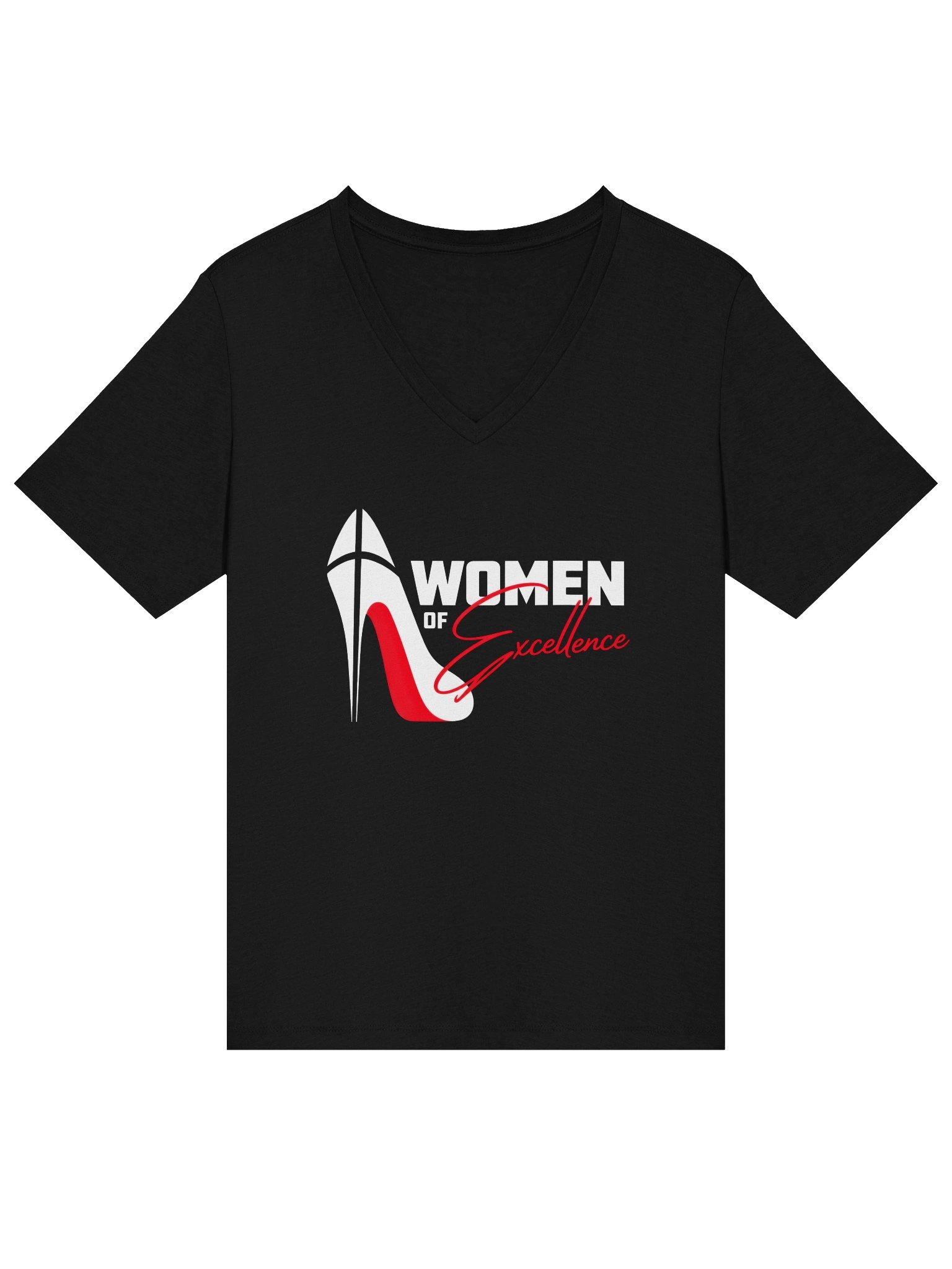 V Neck T-Shirt | Women's Fitted Tee product image (1)