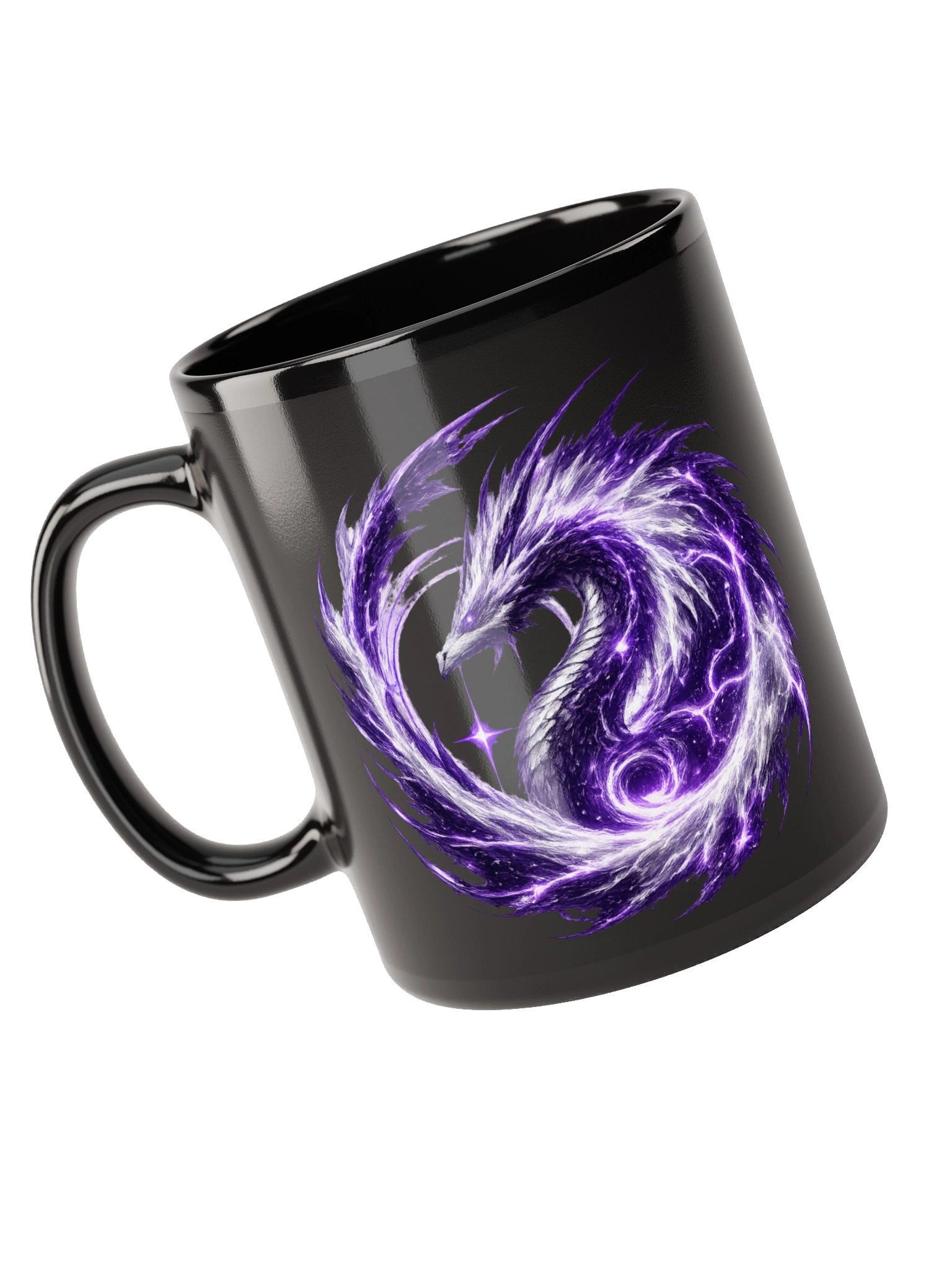 🟣⚪🐉 The Ascended Signal – The Higher Frequency Mug product image (5)