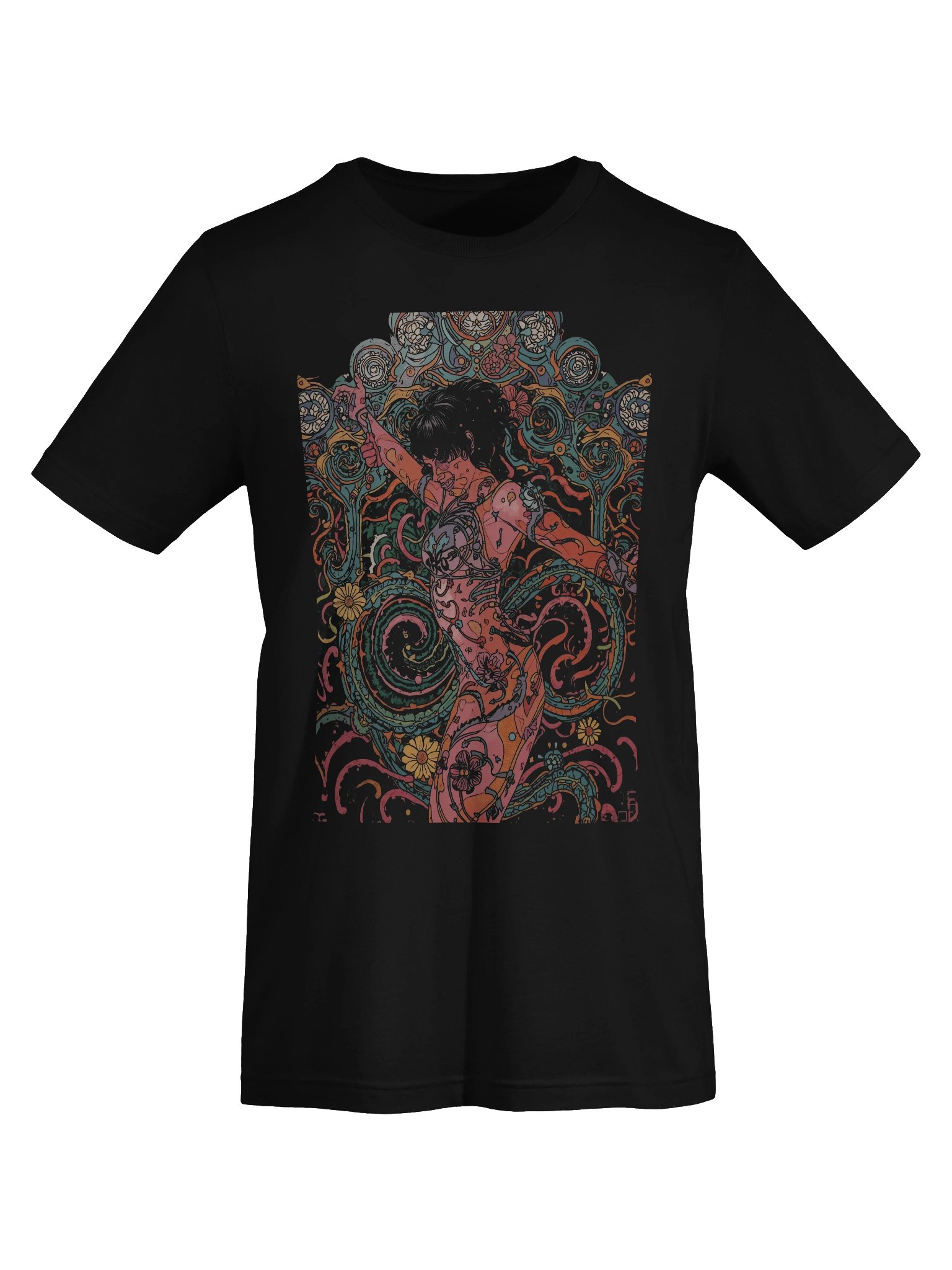 Psychedelic Dancing Woman Supersoft Tee product image (4)