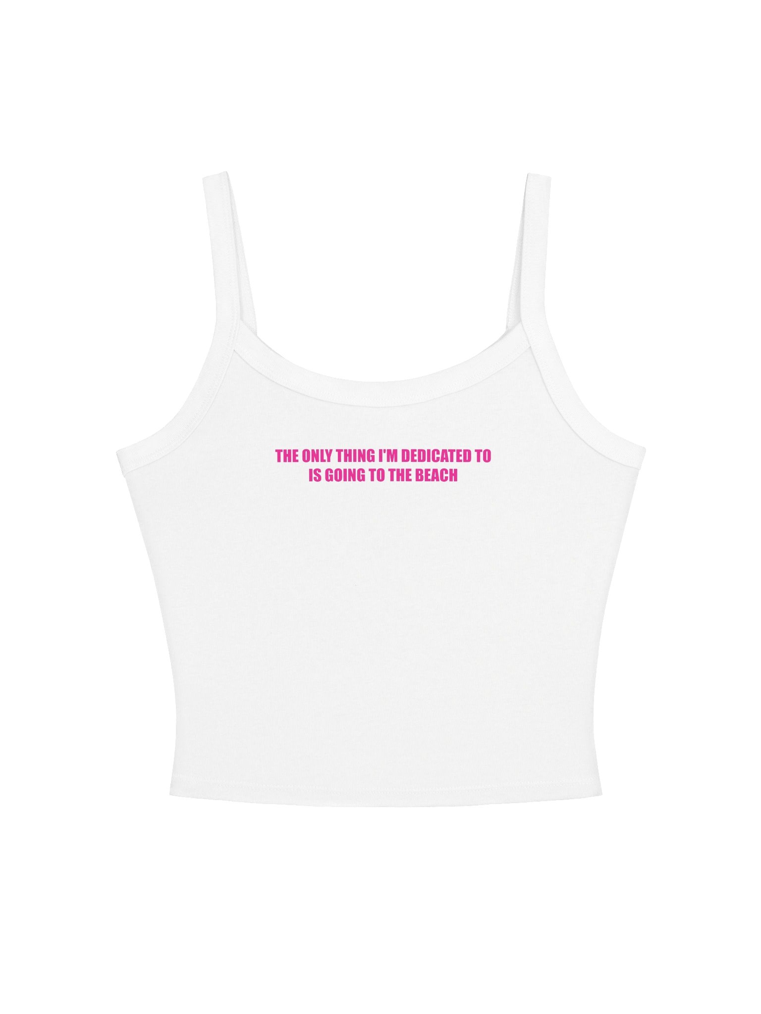 DEDICATED TO THE BEACH TANK - PRINTED product image (1)