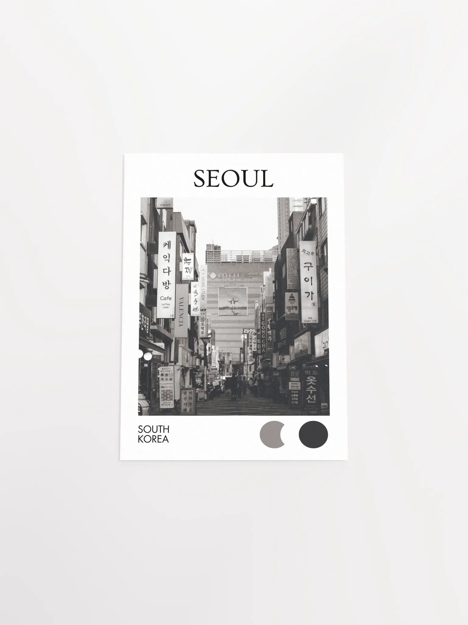 Streets of Seoul I - Black & White product image (4)