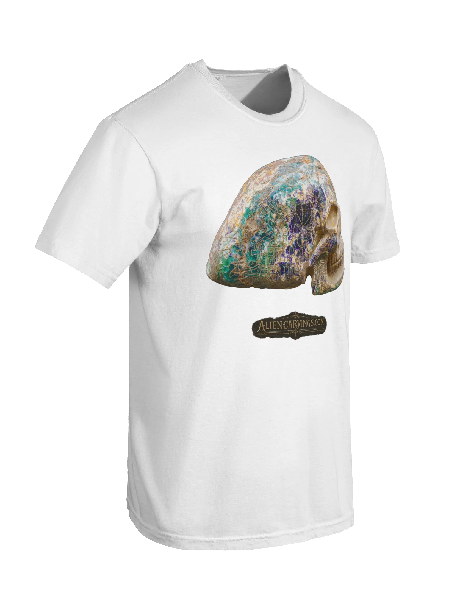 Sealed Fluorite Giant Skull T-Shirt product image (6)
