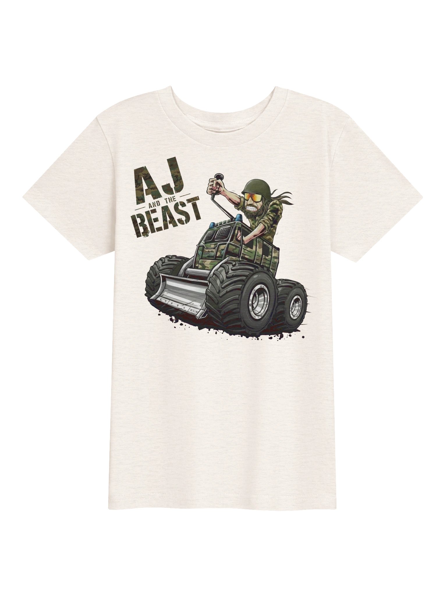 Bella+Canvas Youth Short Sleeve T-Shirt : AJ and the BEAST : CAMO product image (11)