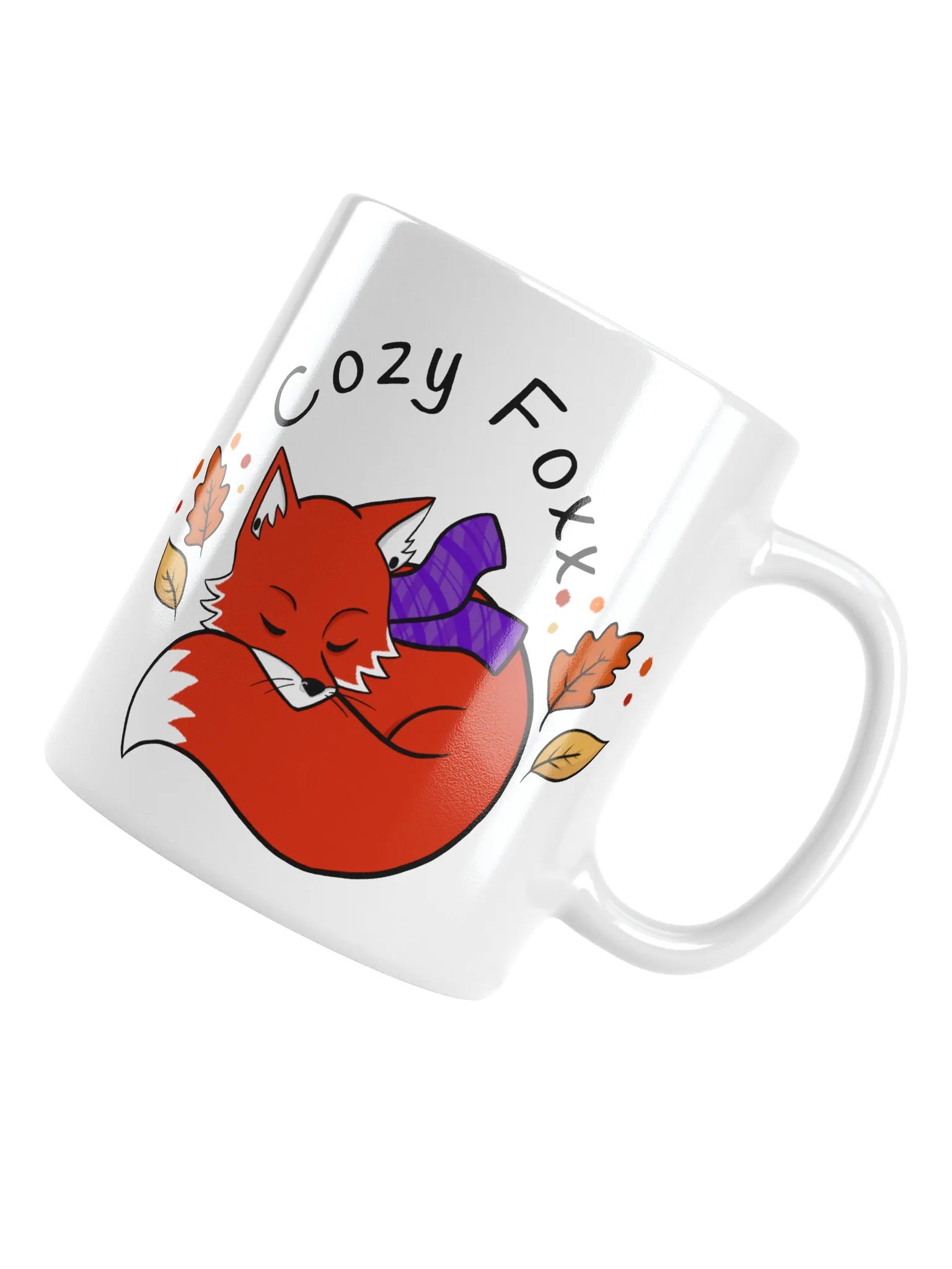 Cozy Foxx Ceramic Mug White product image (3)