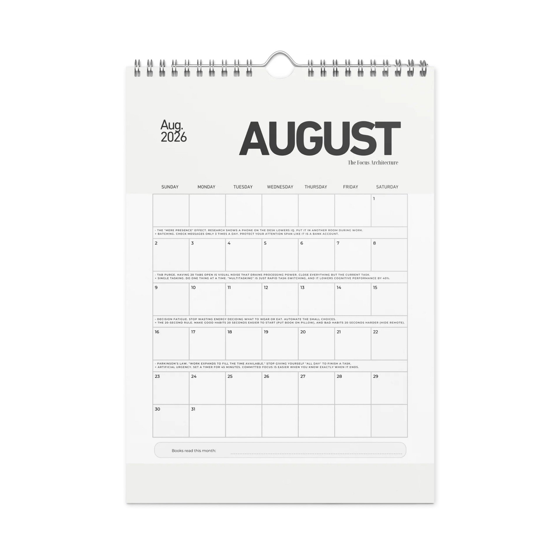 The Greenhouse Calendar 2026: A Year of Sensory Care product image (10)