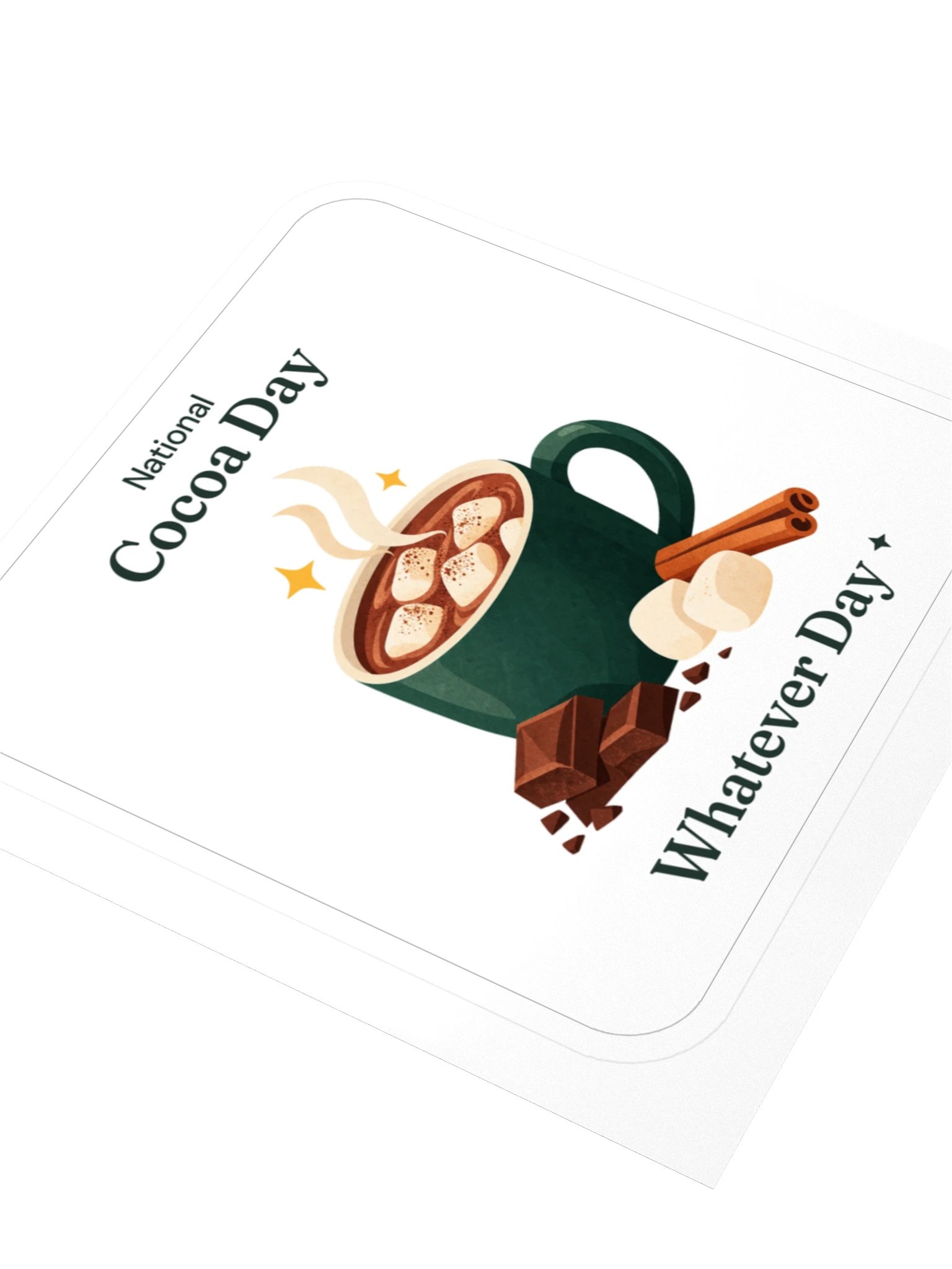 National Cocoa Day Sticker product image (3)