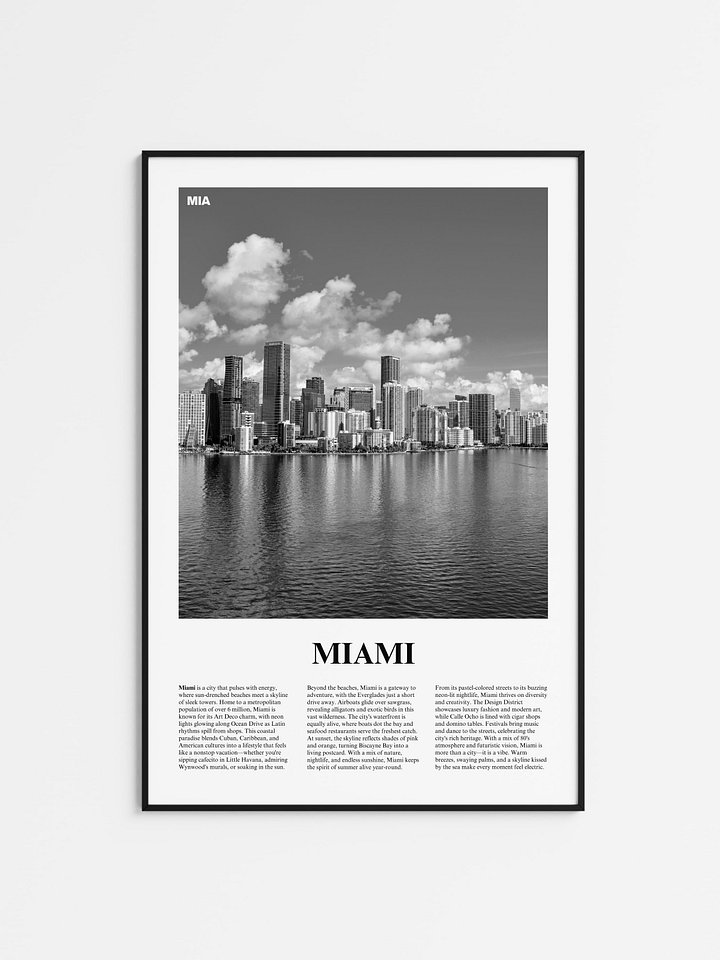 Miami 02 Newspaper Poster product image (1)
