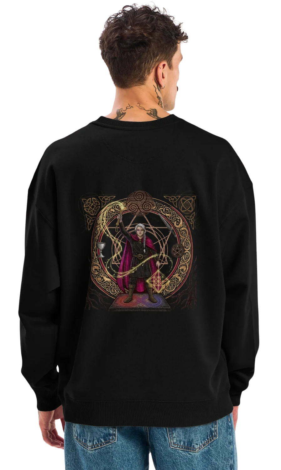 I - THE MAGICIAN Organic Sweatshirt product image (4)