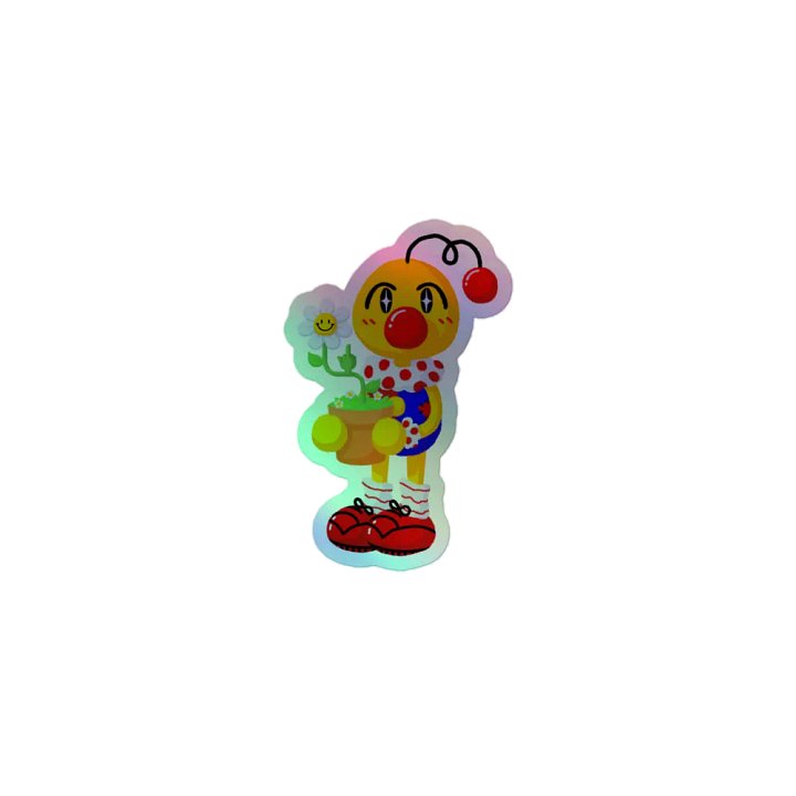 Boyoyoing Flower Pot Rude Holographic Sticker product image (1)