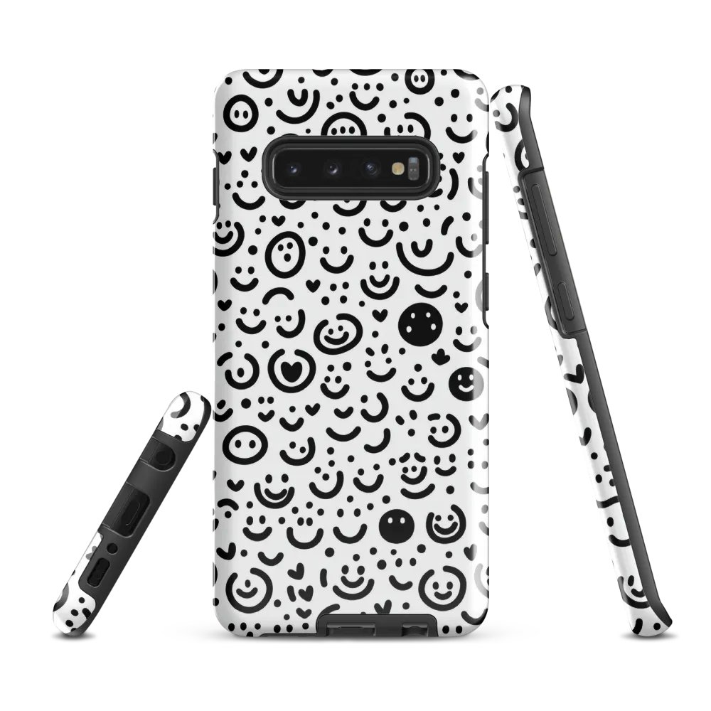 Whimsical Smiley Faces Tough Case product image (3)