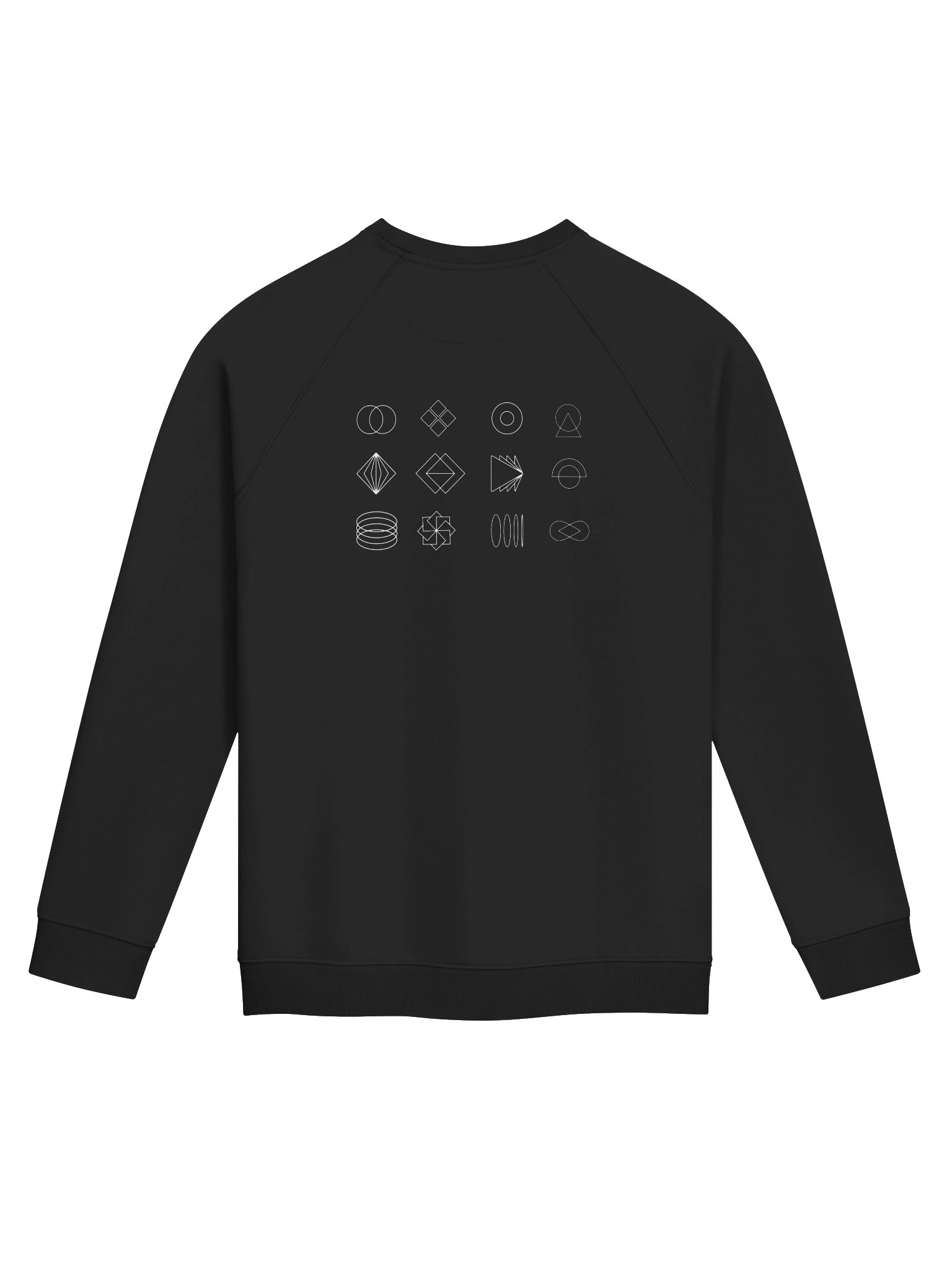 Notabene Minimal Black Raglan Sweatshirt product image (3)