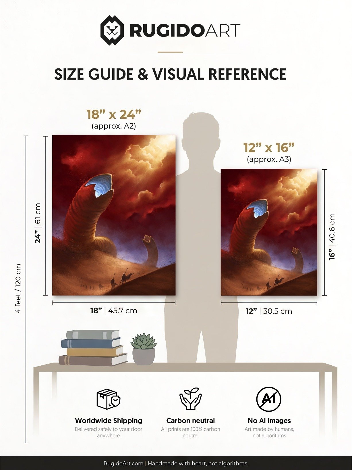 Shai-Hulud rising - Art print product image (2)
