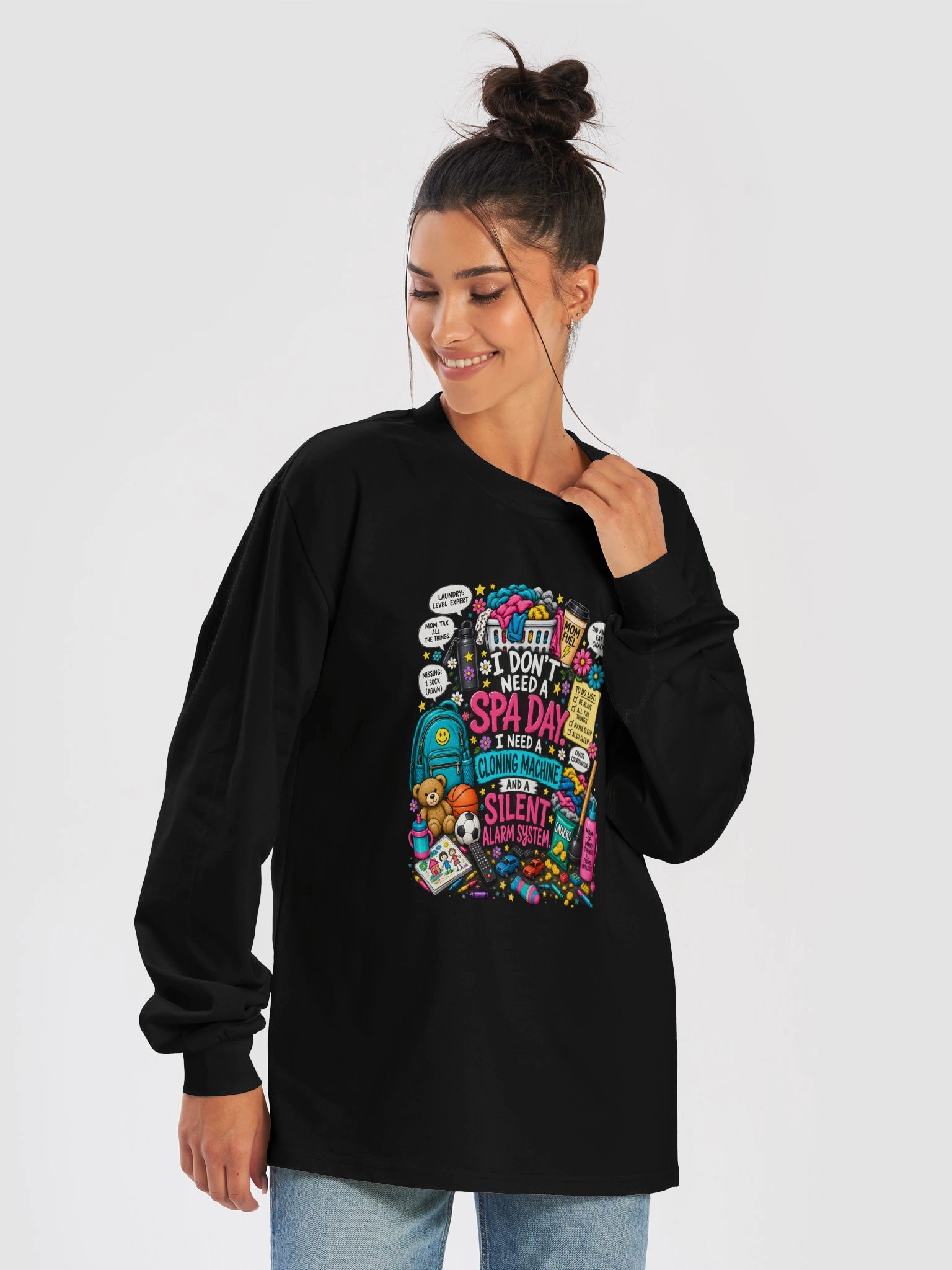 I Don't Need a Spa Day Mom Life Long Sleeve product image (6)