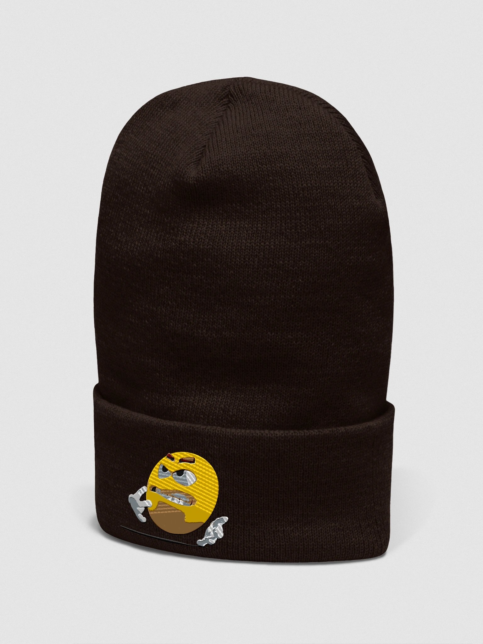 Expressive Anger Embroidered Beanie product image (2)