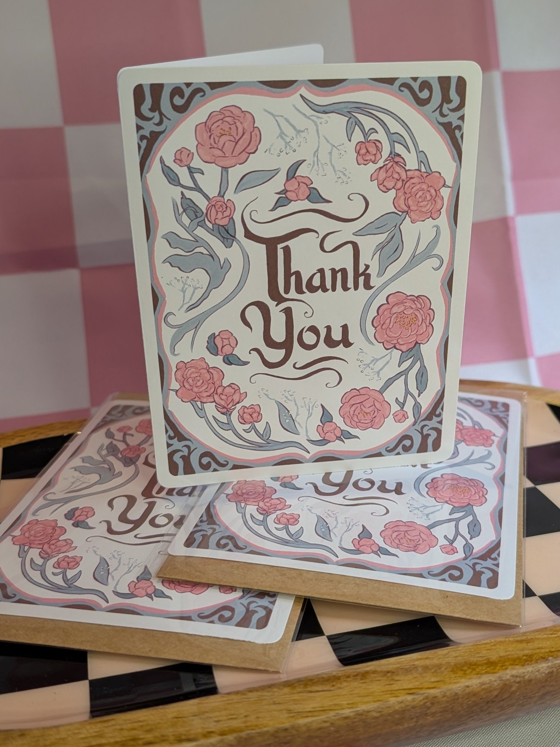 Thank You Peonies Greeting Card product image (2)