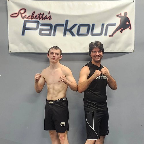 Rachetta's Parkour is proud to sponsor the @desimonesmartialarts Combat Sports team and @shane.conger07 's return to the ring...