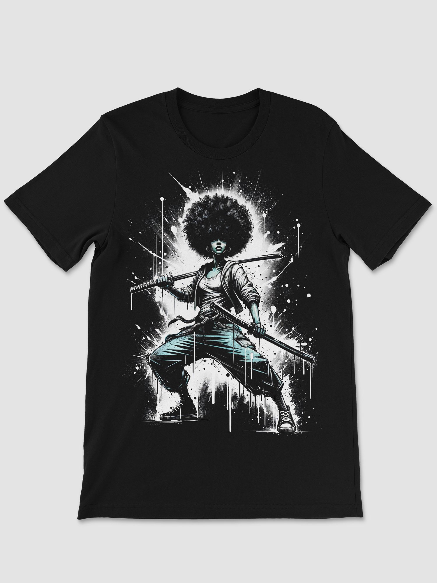 Afro Blade Princess T-shirt product image (1)