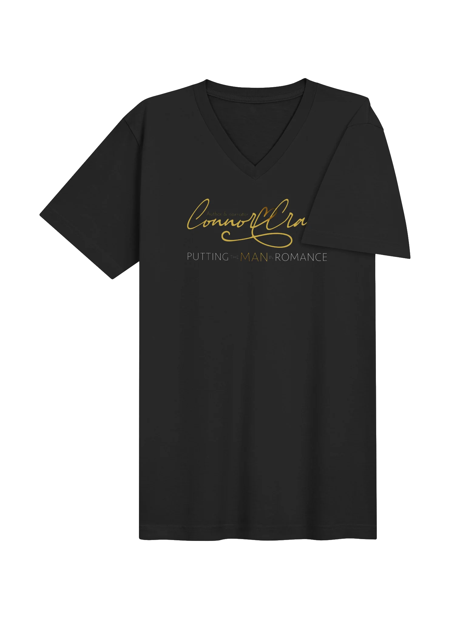 Connor Crais Logo and Tagline V-necks Tee product image (4)