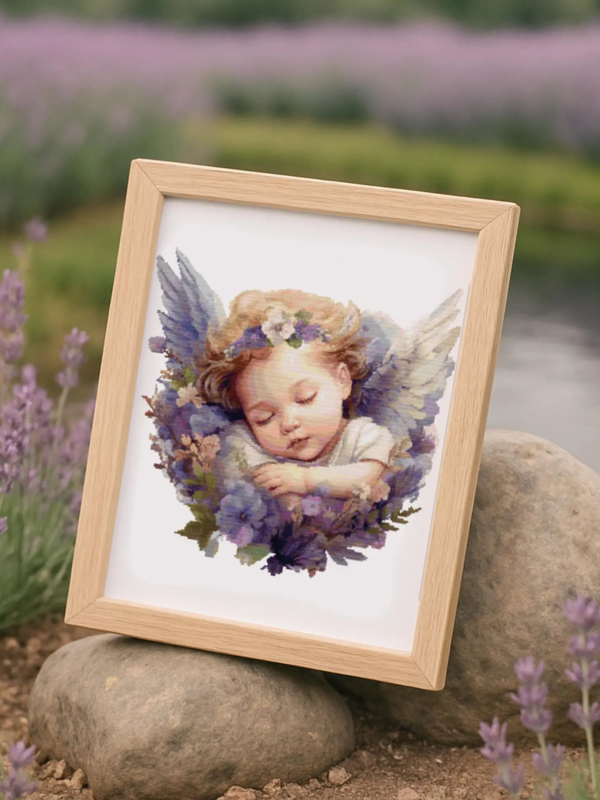 Lavender Lullaby Cross Stitch Pattern product image (5)