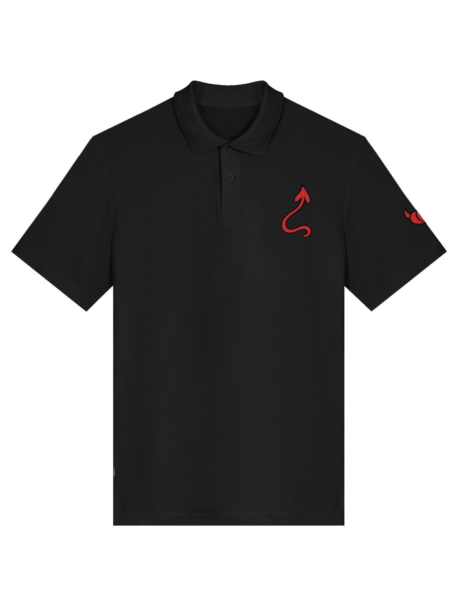 Booty Demon Devil Tail Men's Embroidered Polo product image (1)