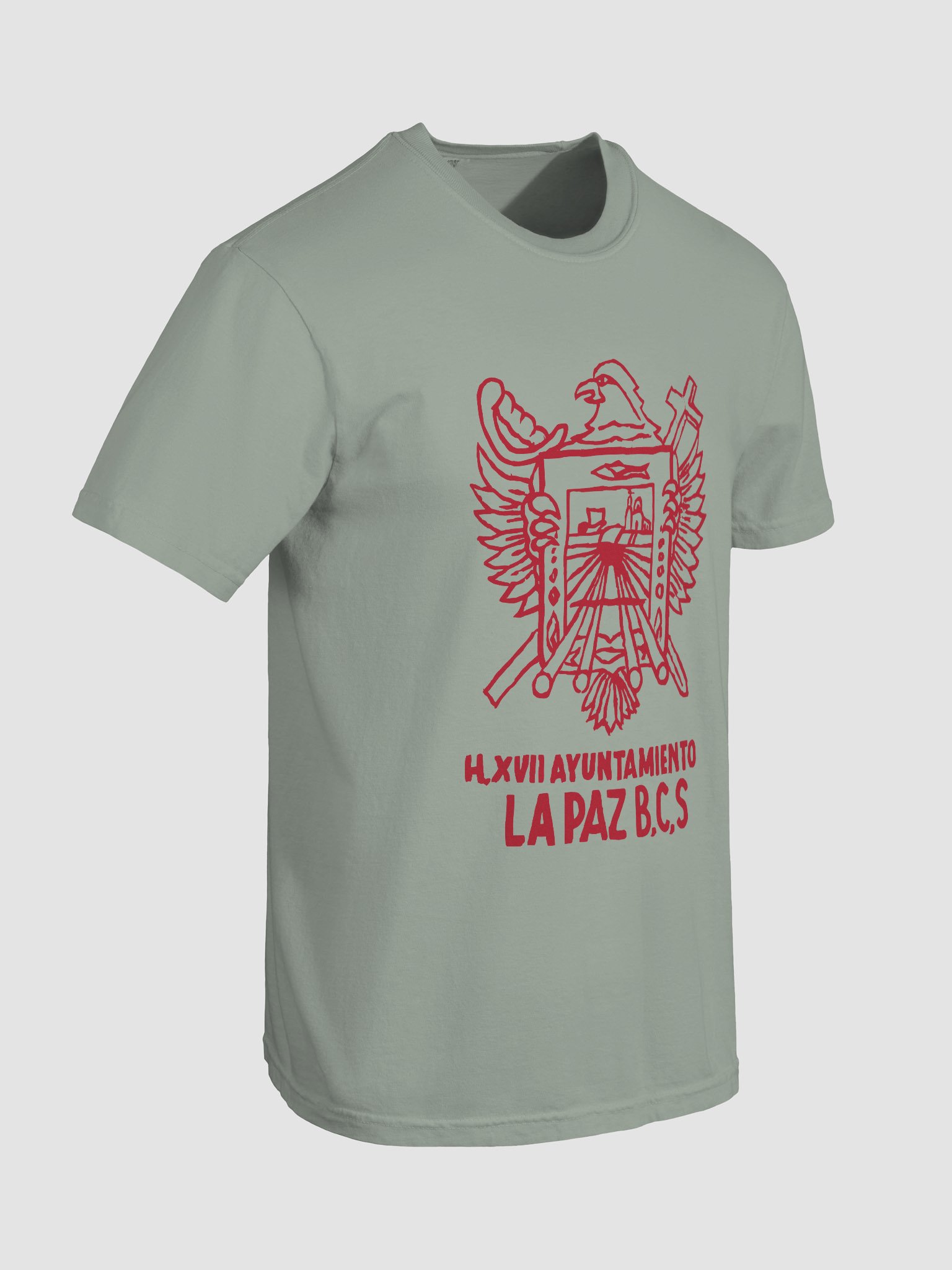 La Paz Heavyweight T-Shirt (Red) product image (39)