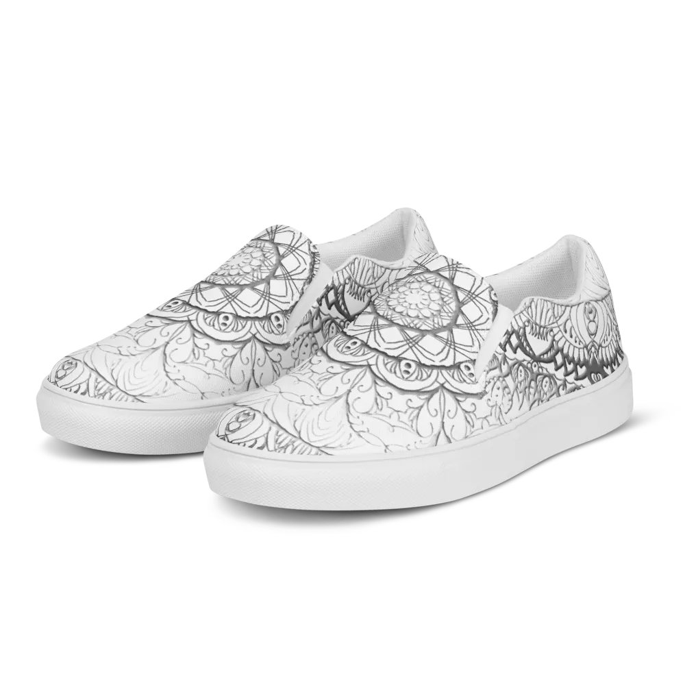 Harmonious Mandala Canvas Shoes product image (2)