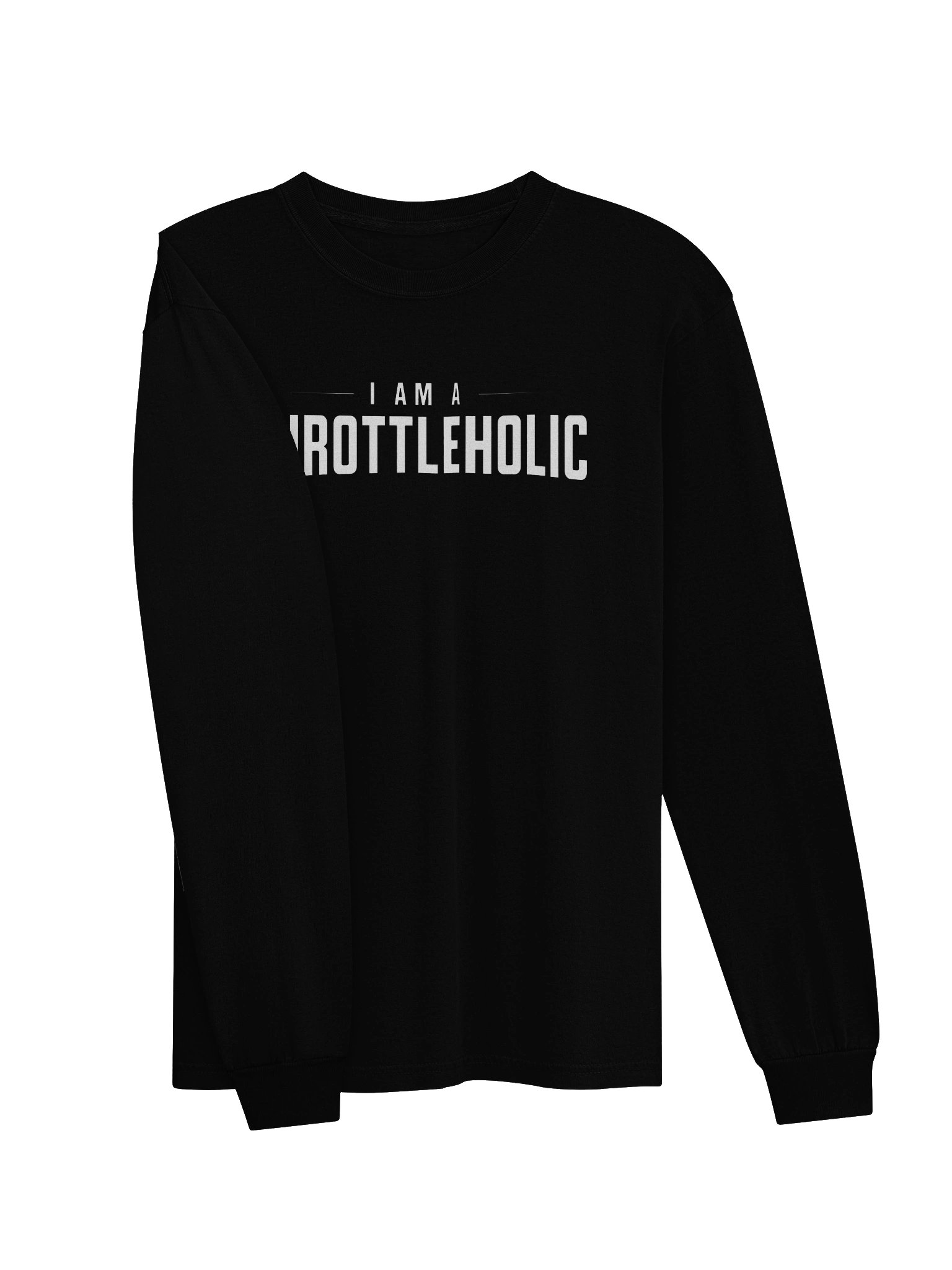 I Am A Throttleholic Heavyweight Long Sleeve Tee product image (3)