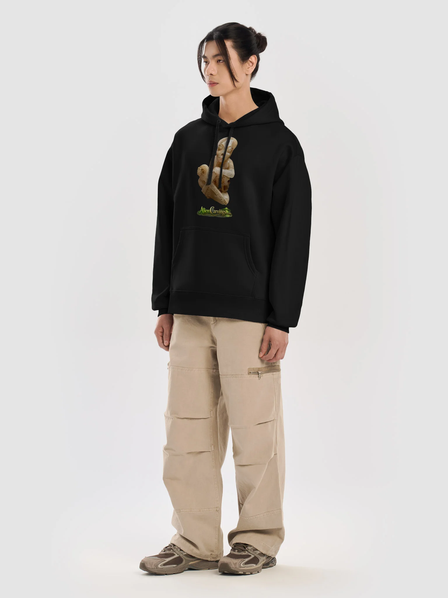 Quartz Ankh Nephilim Statue Djed Hoodie product image (7)