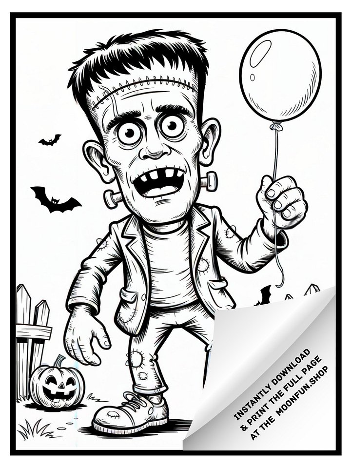 🧹 125 Wickedly Fun Halloween Coloring Pages for Teens product image (2)